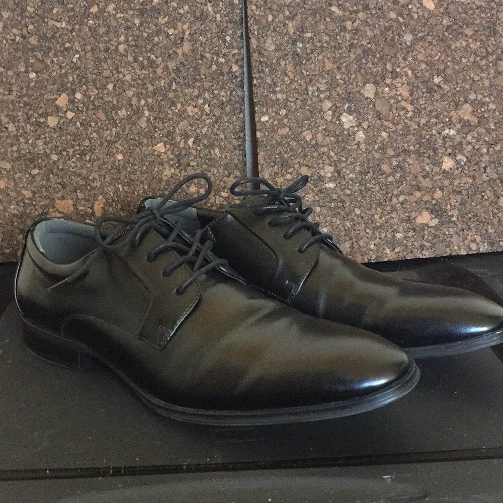 Alfani Mens Black Dress Shoes